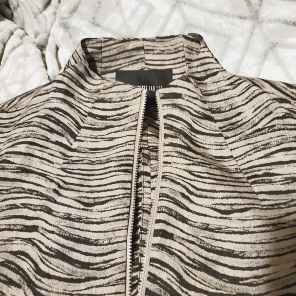 Lafayette 148 New York Print Jacket P 2 - Picture 7 of 8